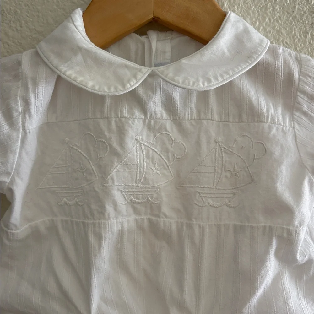 Patsy Aiken Two Piece Embroidered Boat Set - Picture 2 of 3